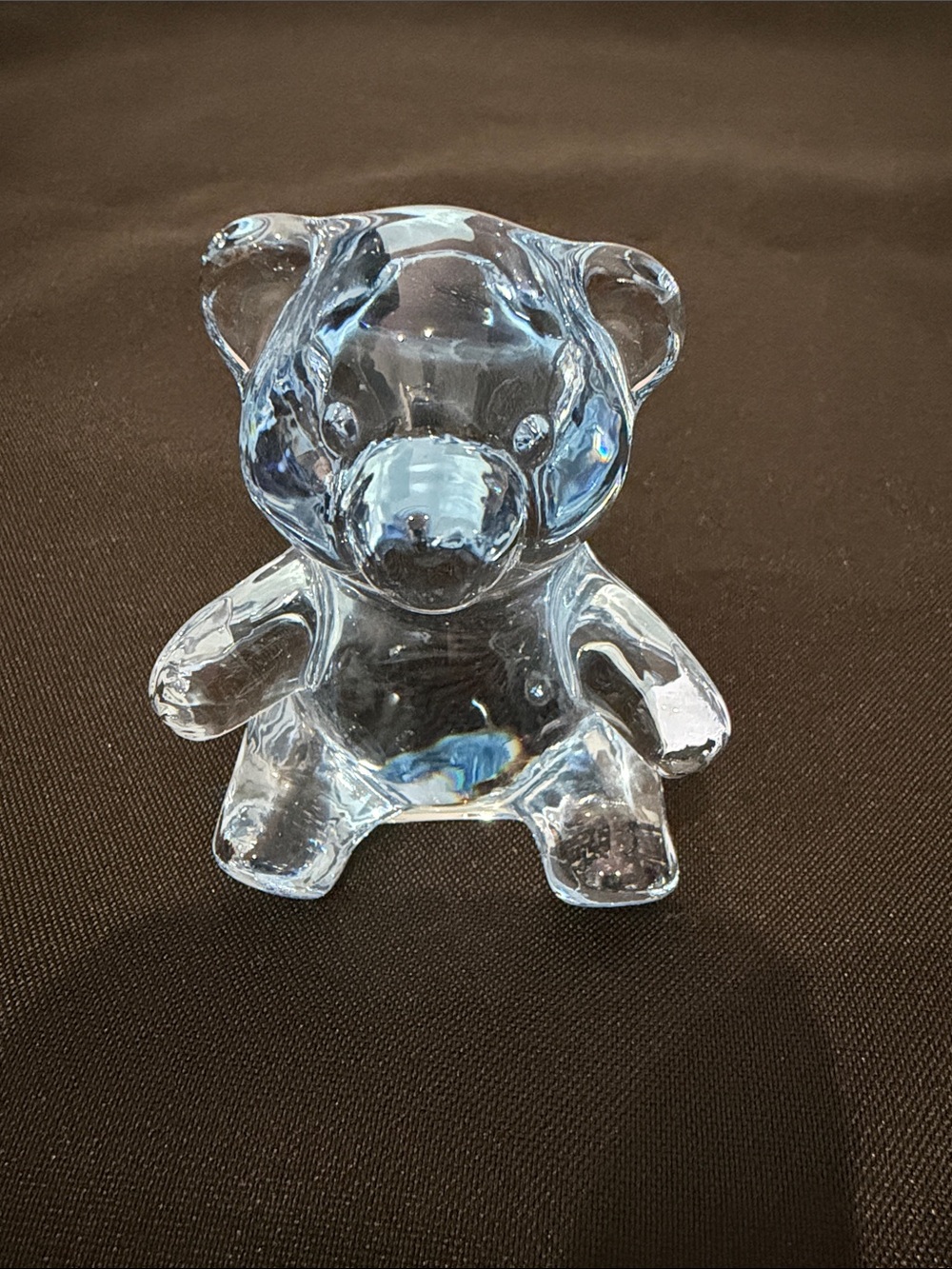 Oneida Blue Crystal Bear Figurine